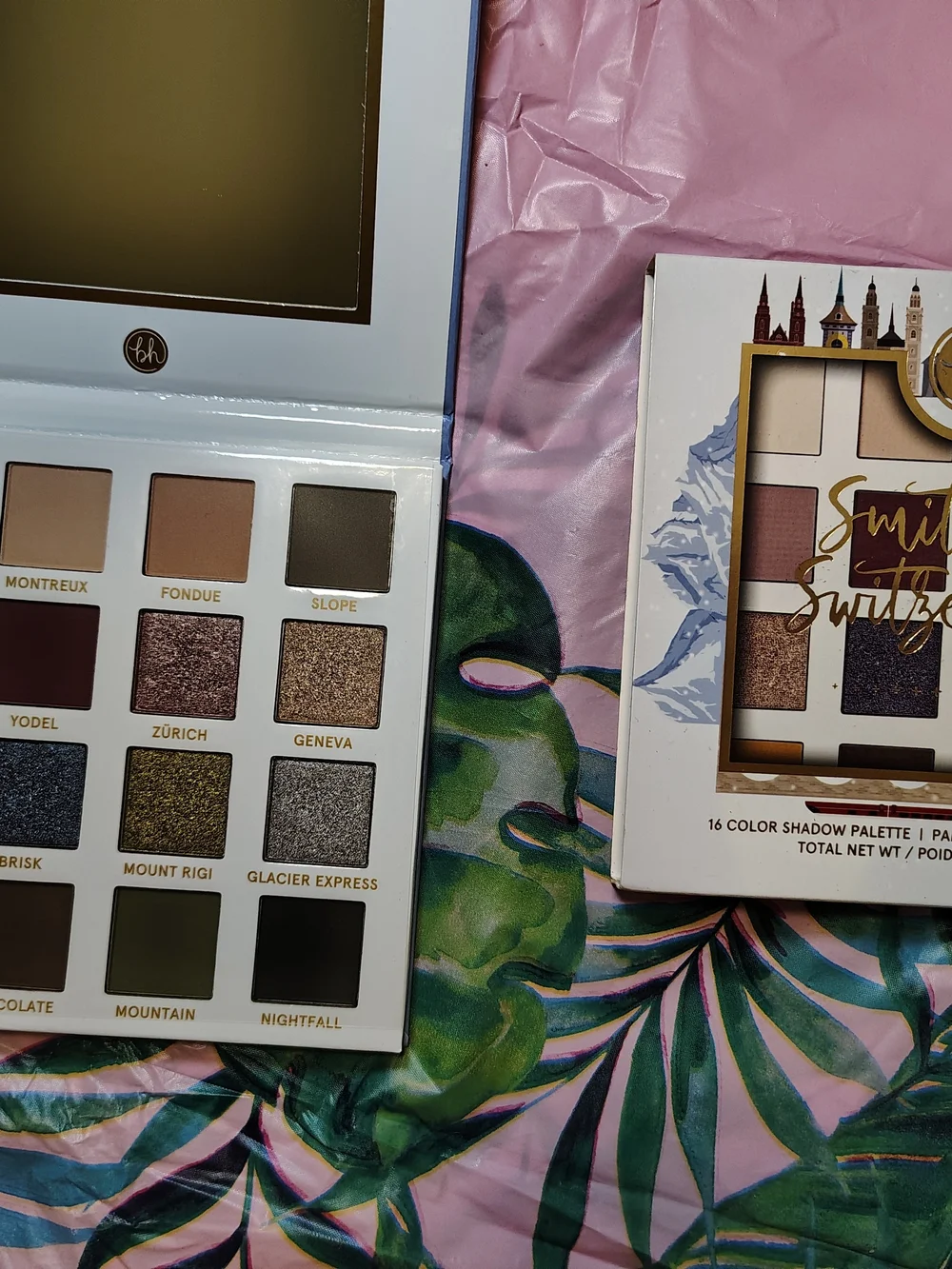 BH Cosmetics Blushing & Highlighting Palette - Pink Gold Shades